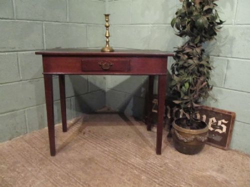 antique georgian oak side table c1780