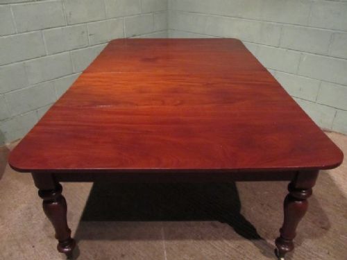 antique victorian mahogany extending dining table seats up to 1012 c1880