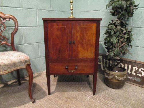 antique regency mahogany cabinet c1820