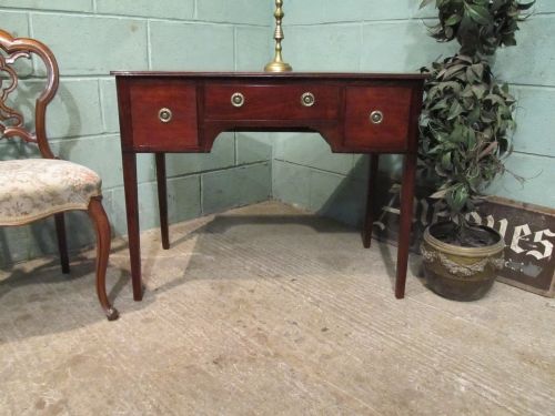 antique regency mahogany small writing desk table c1820