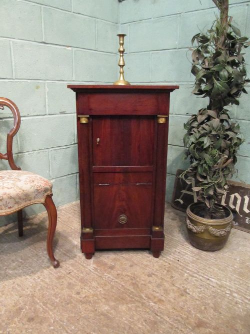 antique regency mahogany side cabinet c1820