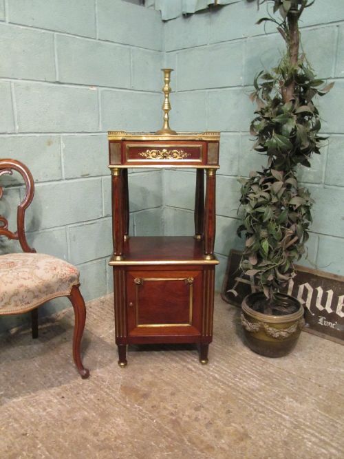 antique french mahogany and ormolu cabinet c1900