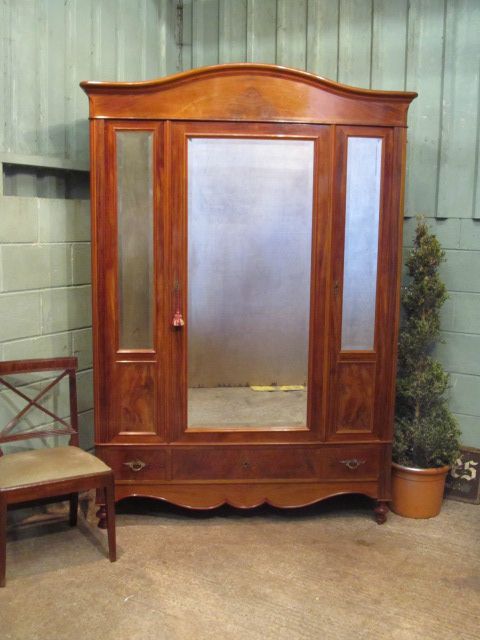antique french walnut armoire c1900