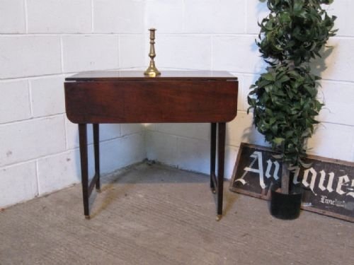 unusual regency mahogany pembroke or work table c1800