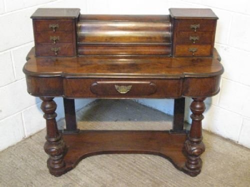 lovely antique victorian duchesse walnut writing table washstand