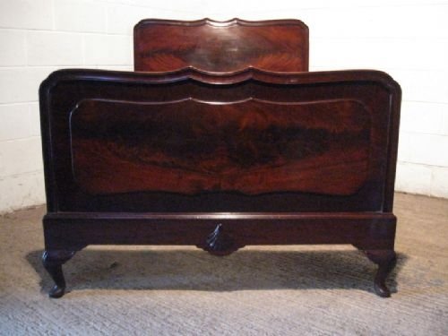 fabulous antique edwardian mahogany double bedstead by staples co to hm king george v c1915