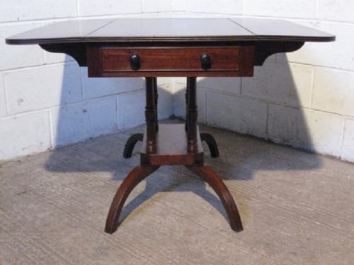 antique regency mahogany sofa table c1800