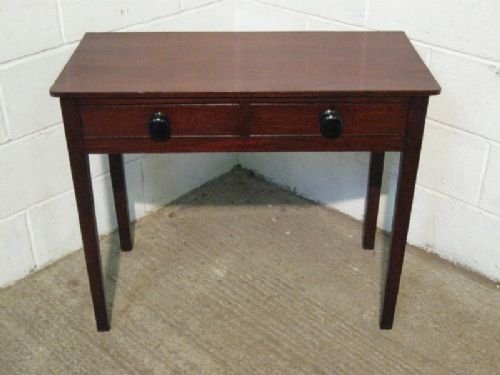 lovely regency mahogany writing desk side table c1800