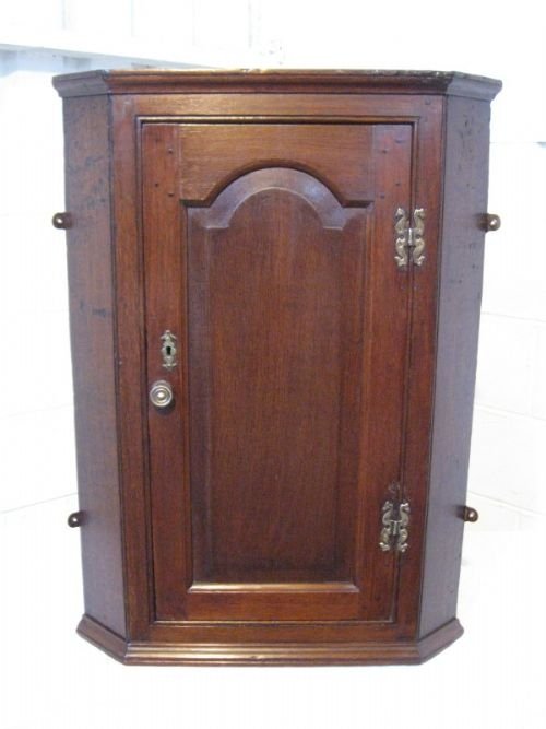 georgian oak corner cupboard c1780