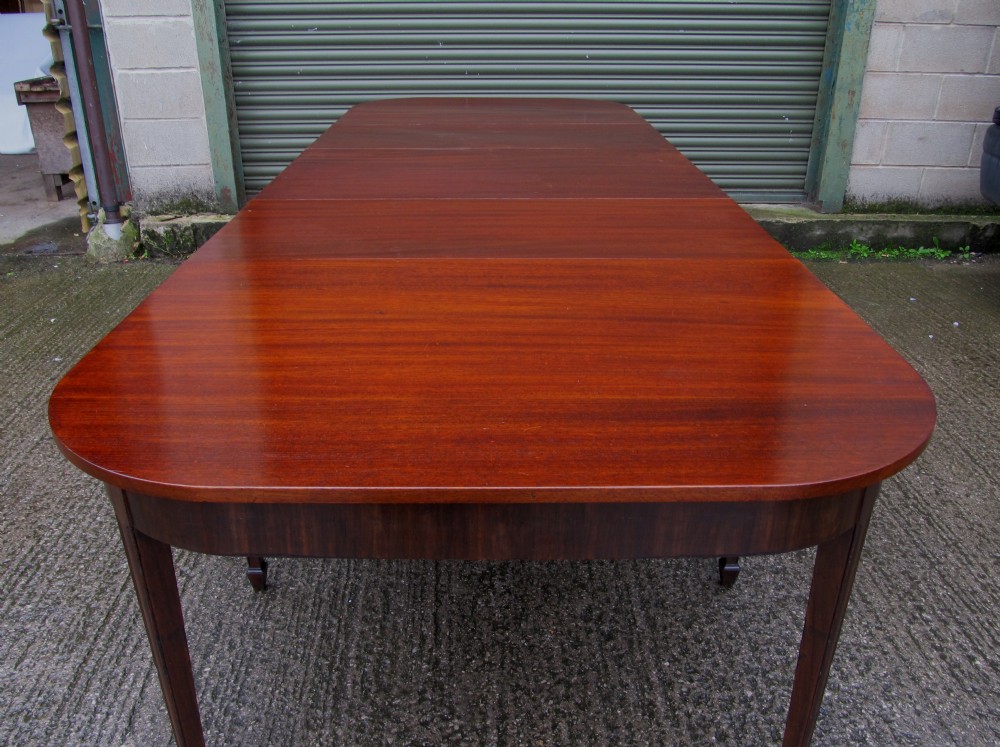 antique edwardian mahogany extending dining table seats 1416 c1900