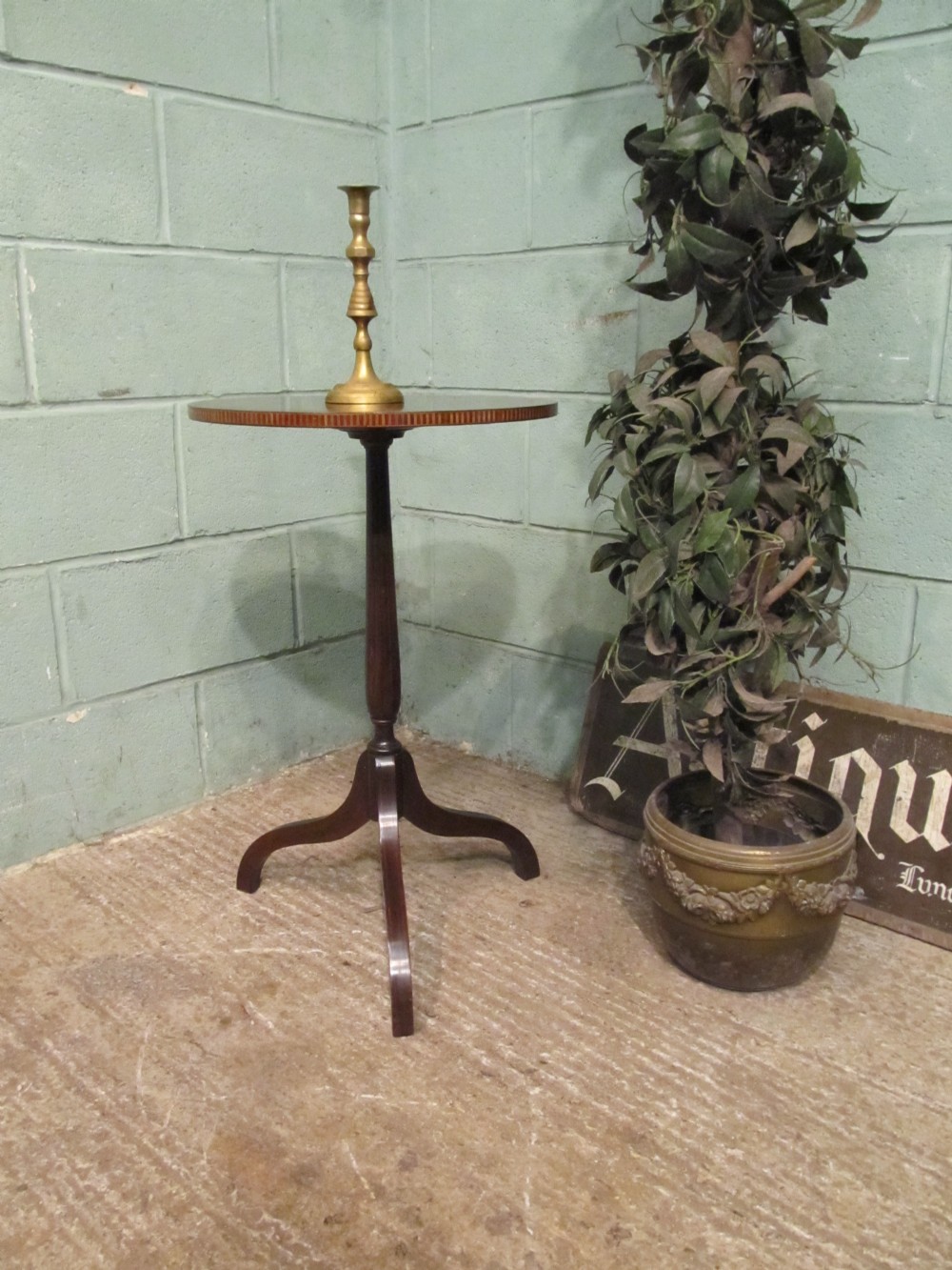 antique edwardian mahogany lamp table c1900