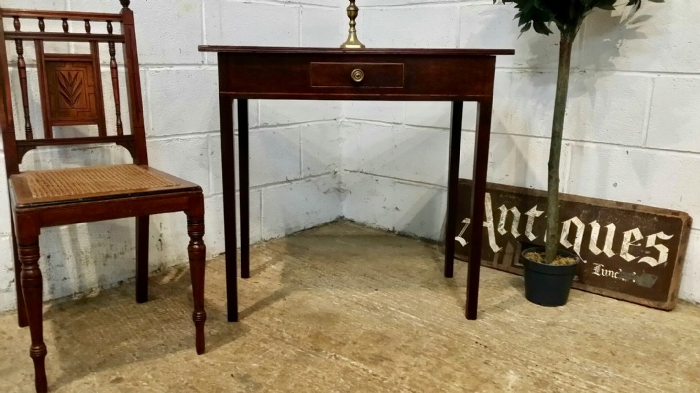 antique georgian period mahogany side table c1780