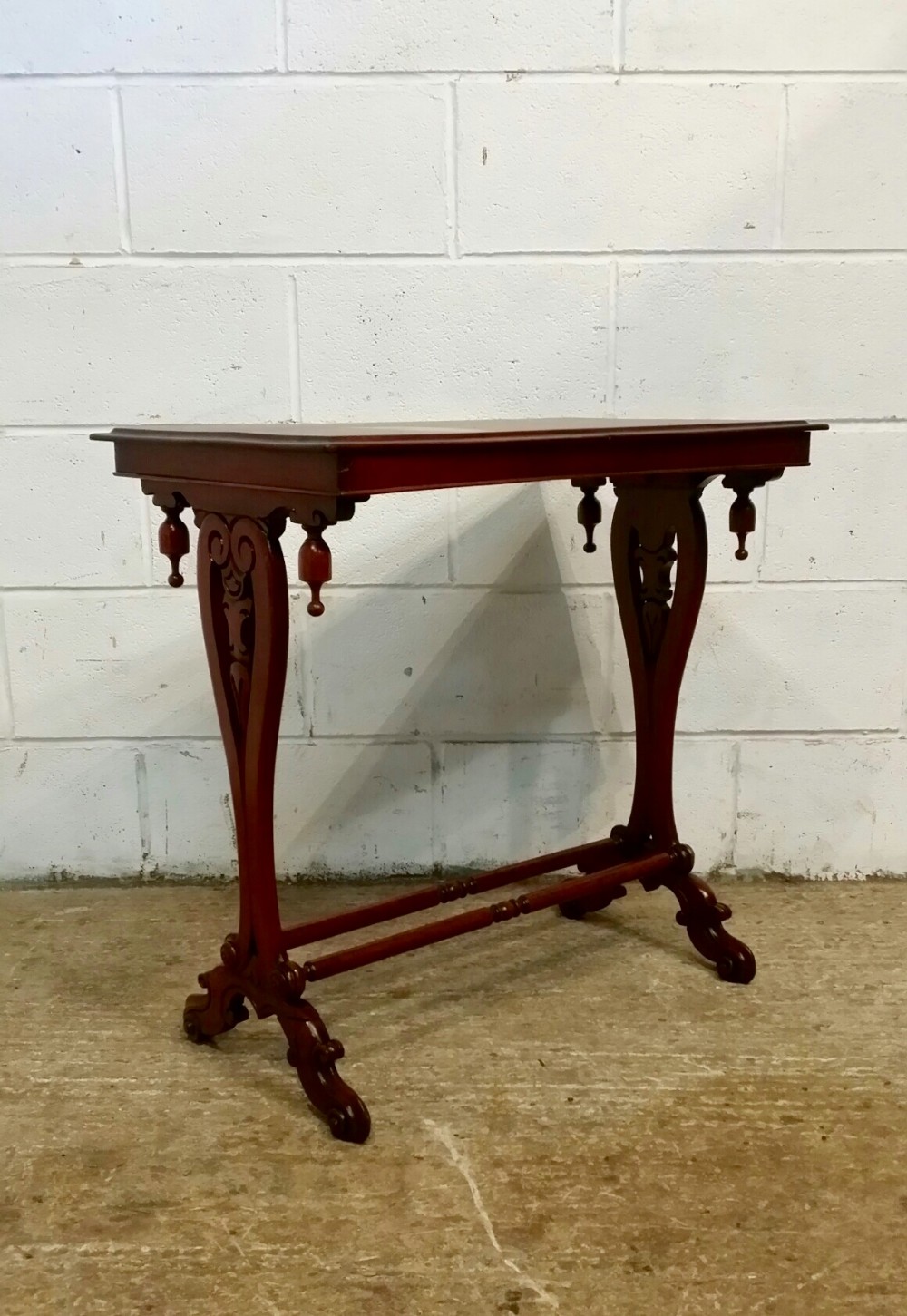 antique victorian mahogany side table c1880