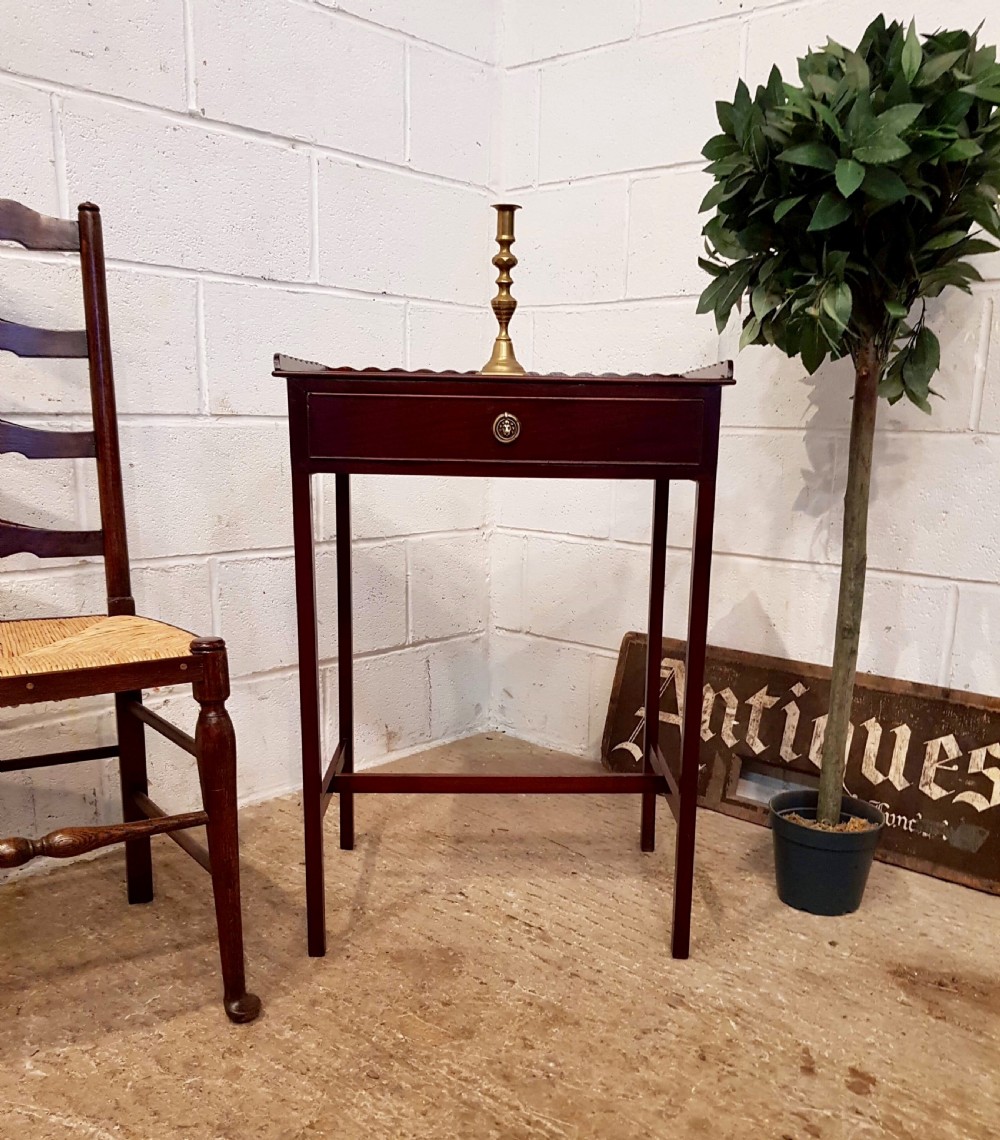 antique small regency mahogany side table c1820