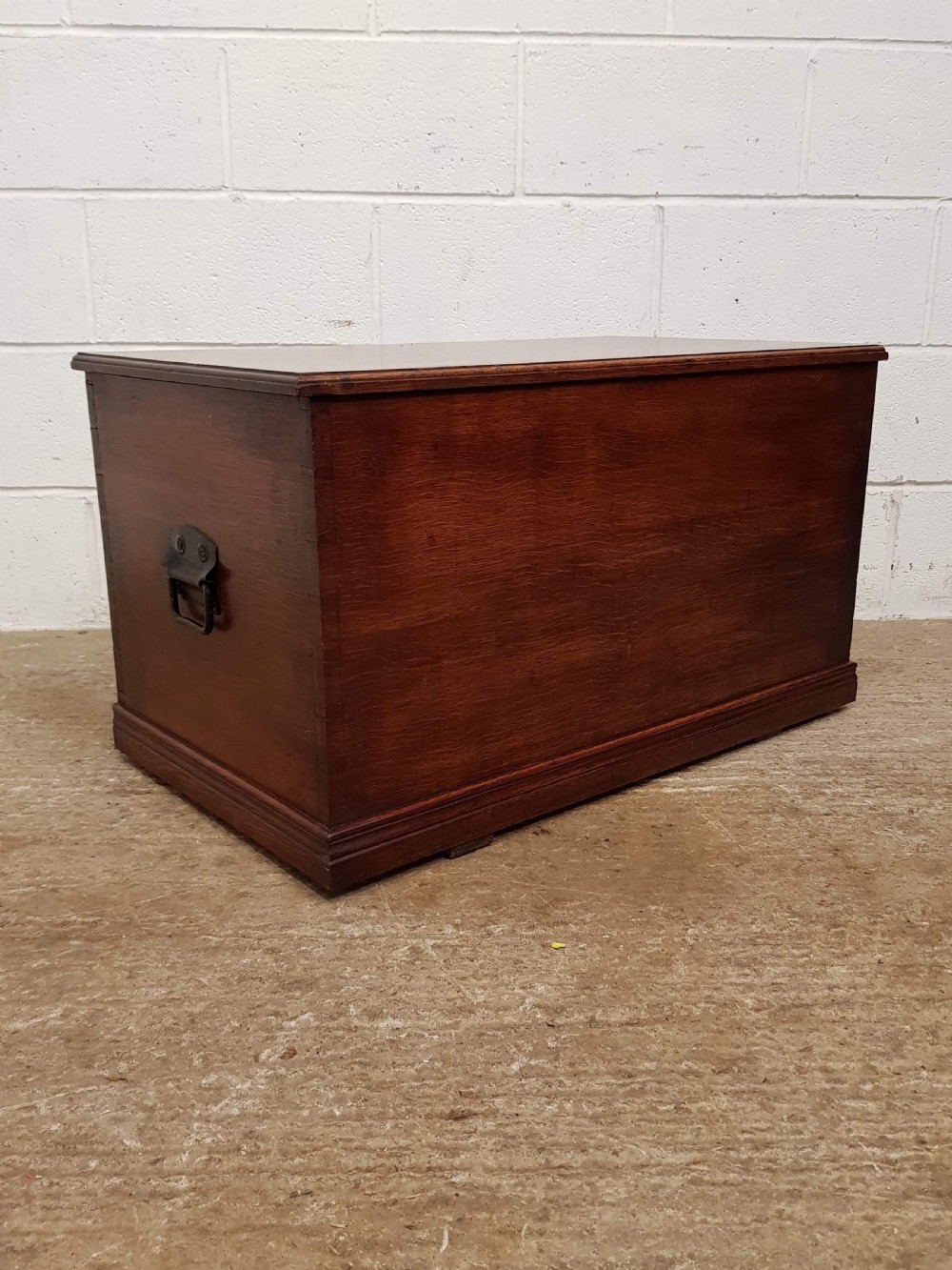 antique late victorian oak blanket box c1890