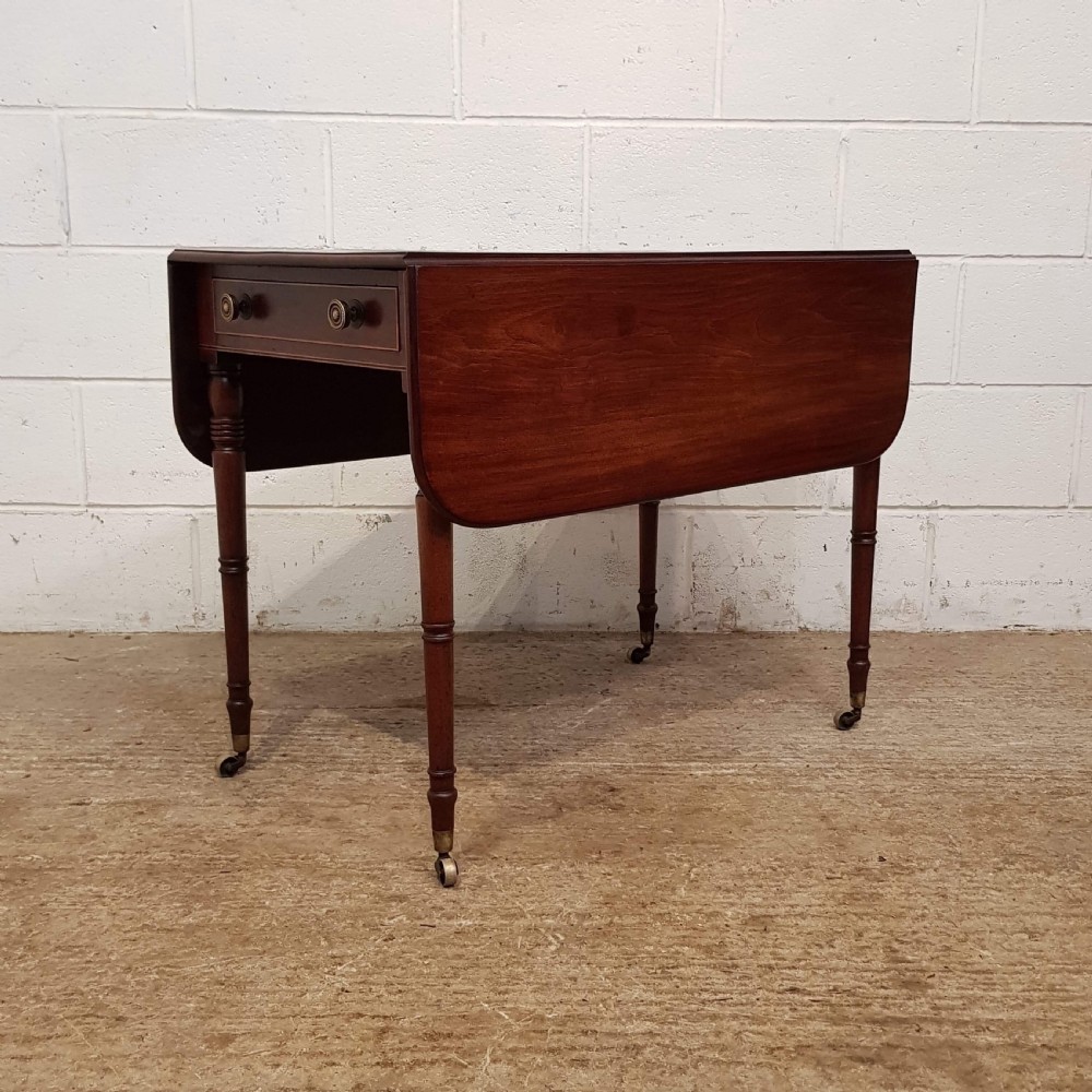 antique regency mahogany pembroke table c1820
