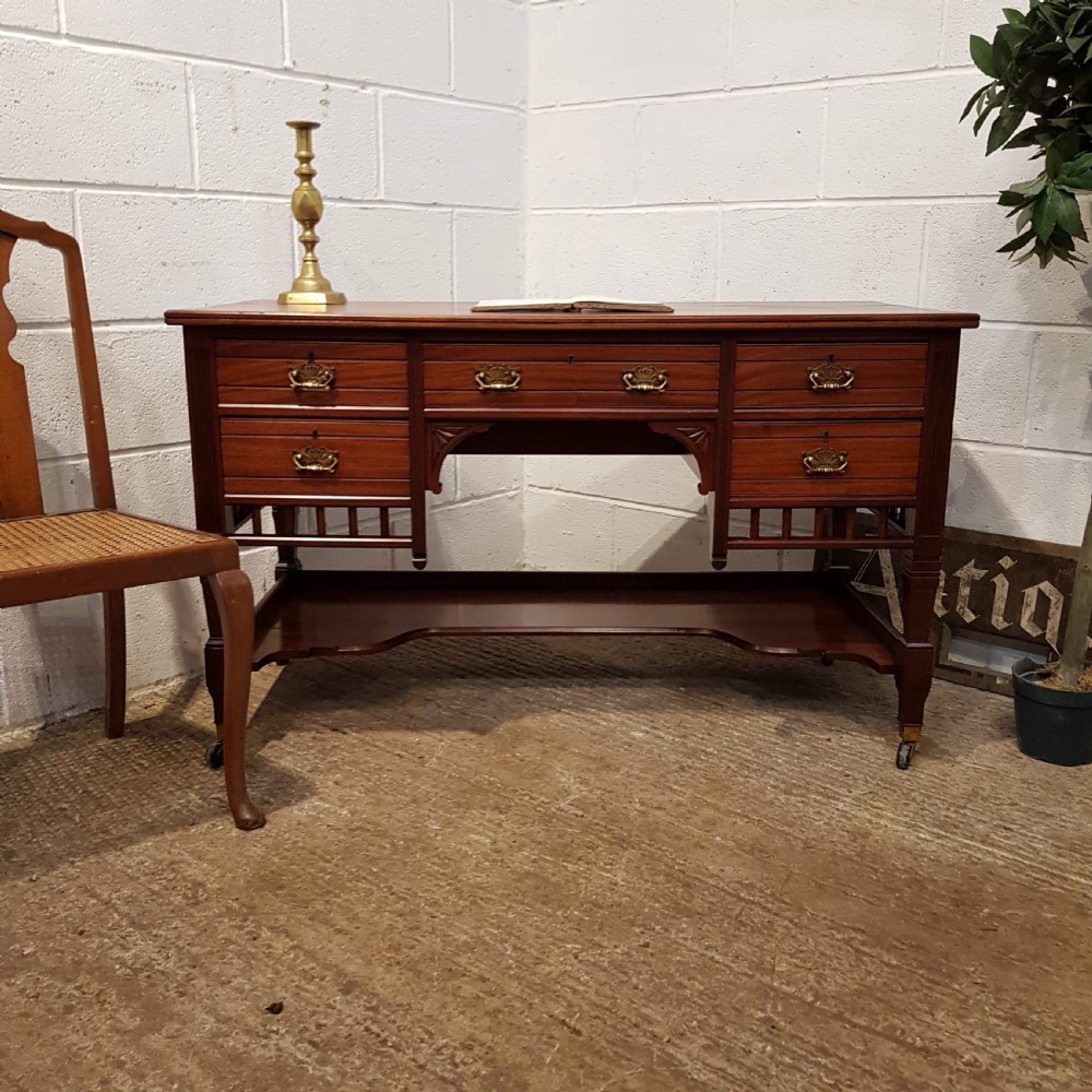 antique edwardian mahogany desk c1900