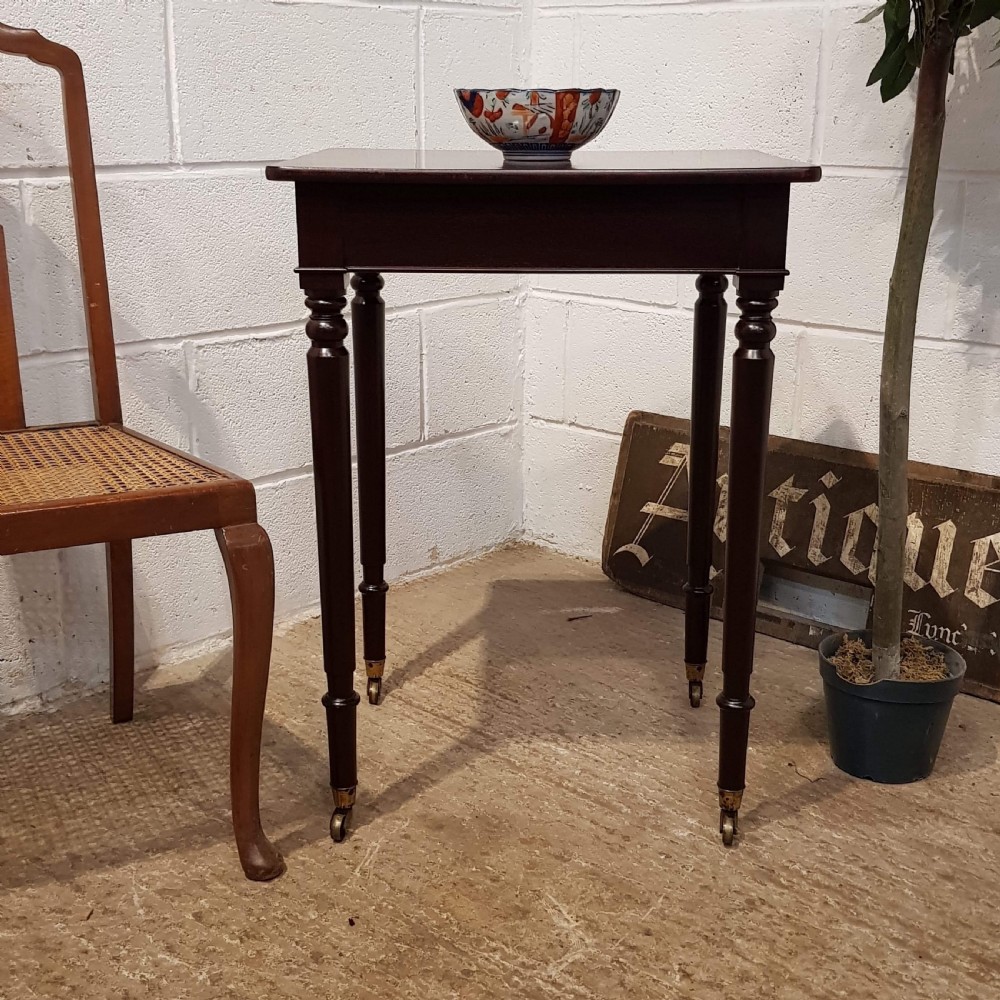 antique edwardian mahogany side table c1900