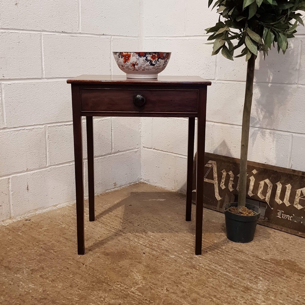 antique regency mahogany side table c1820