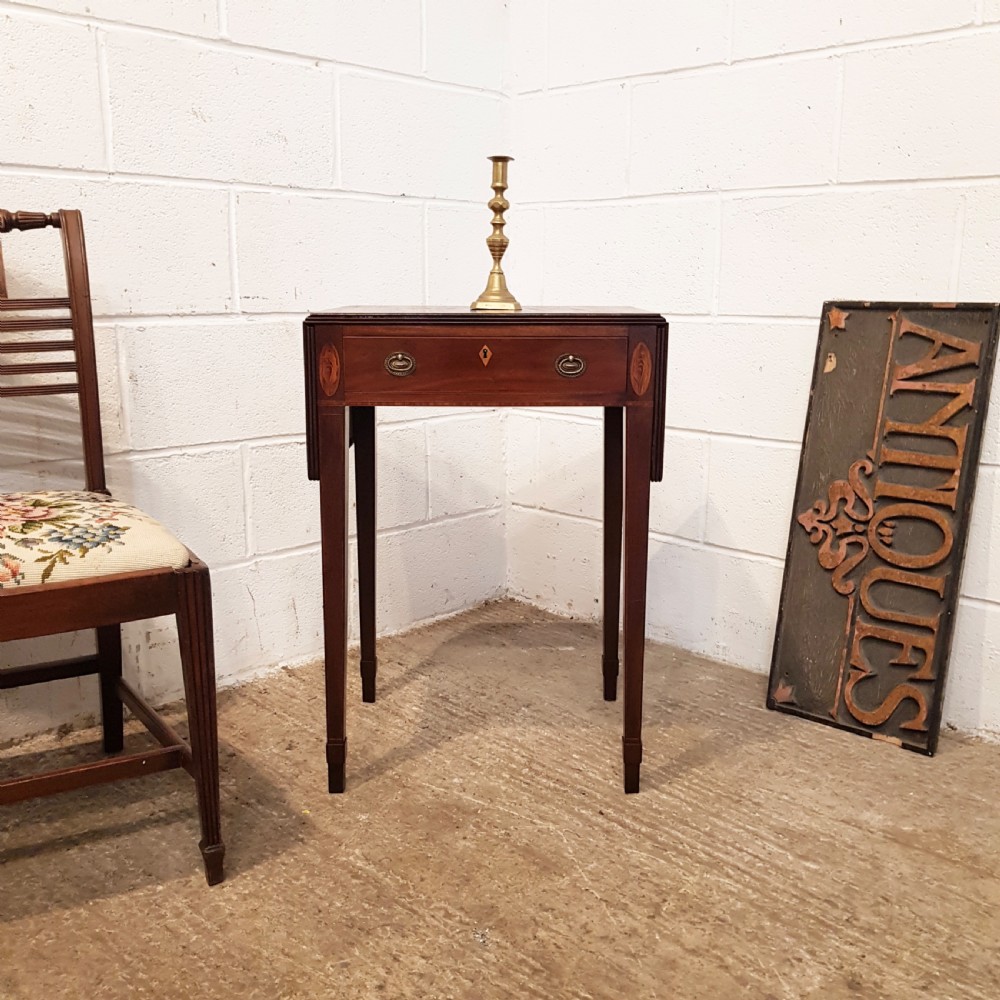 antique regency inlaid mahogany extending sofa table c1820