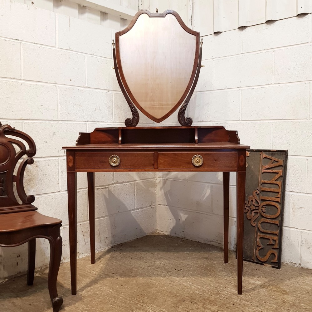 antique regency mahogany dressing table c1820