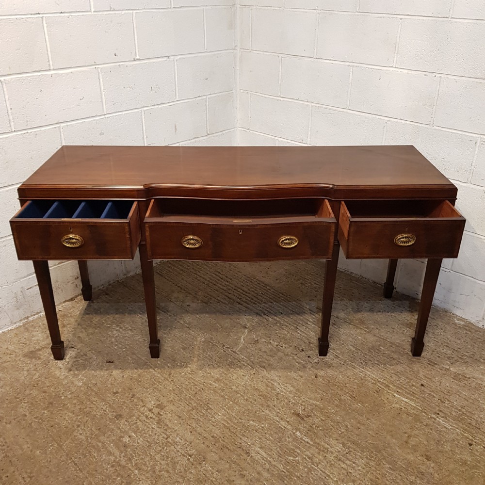 an antique mahogany edwardian server sideboard c1900