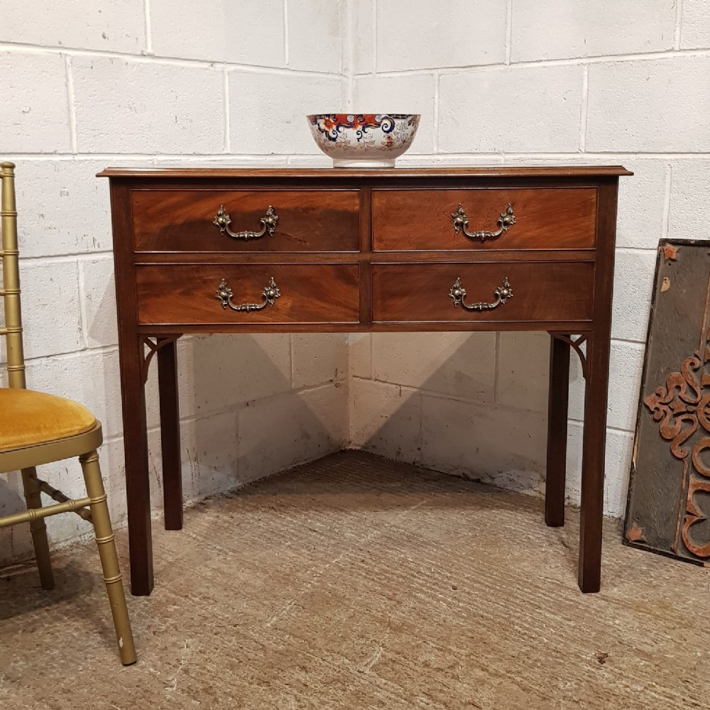 an edwardian mahogany console side table c1900