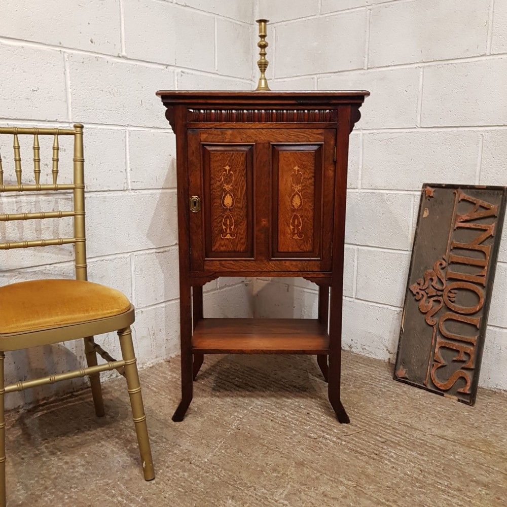 a late victorian rosewood side cabinet c1880
