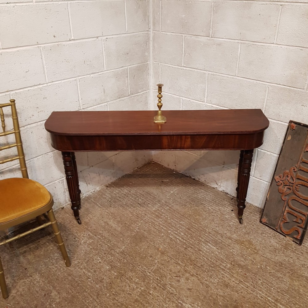 a regency mahogany console table c1800