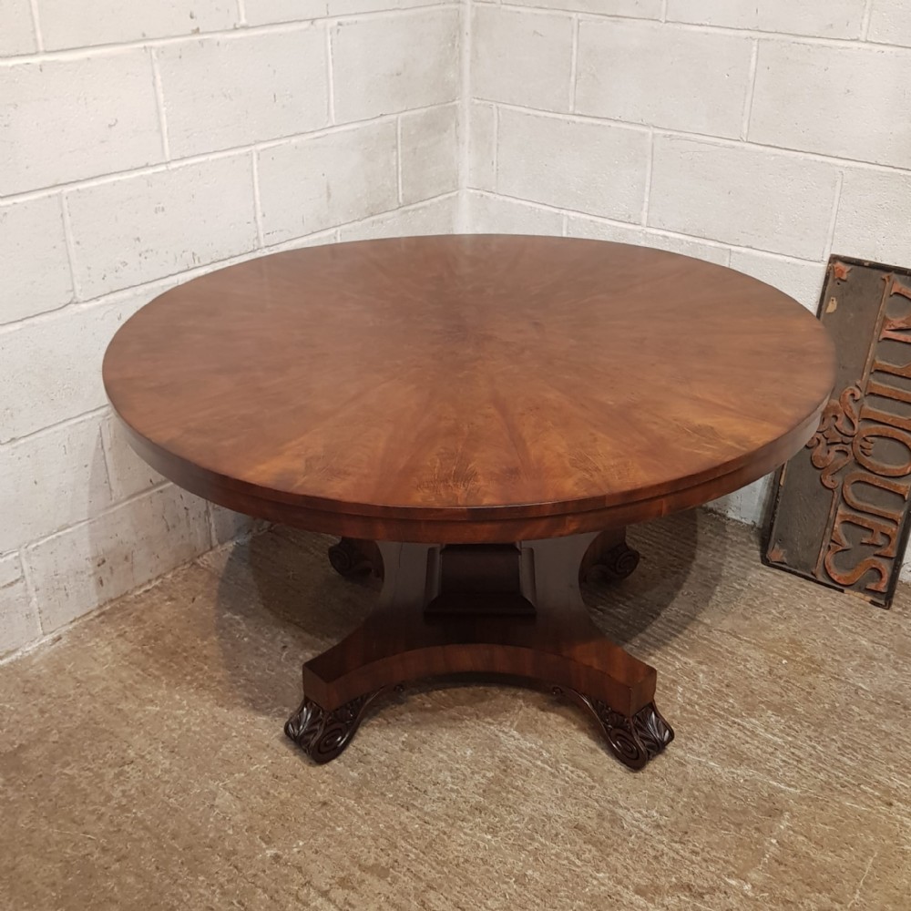 a william 4th round tip top breakfast table c1830