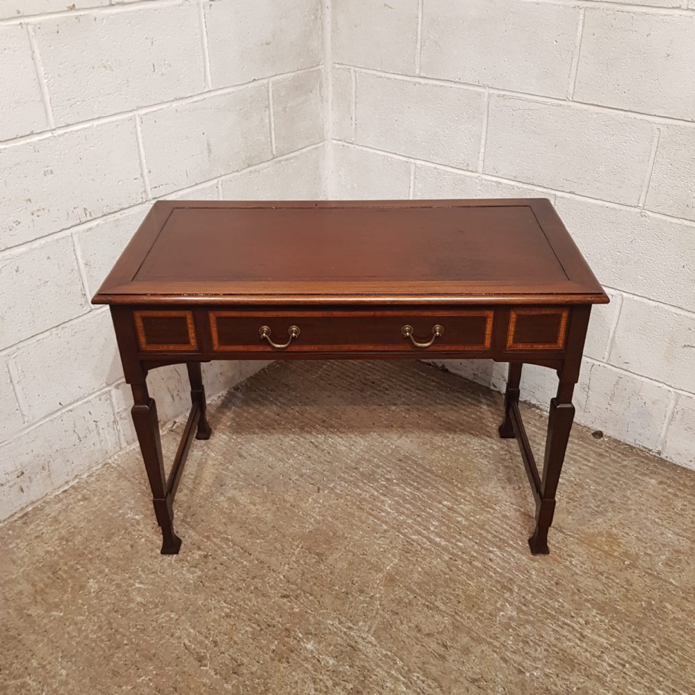 an edwardian mahogany writing table c1900